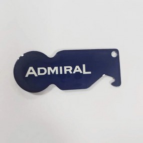 Personalisierter Einkaufswagenlöser mit Logo