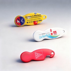 Einkaufswagenlöser mit Firmenlogo bedrucken